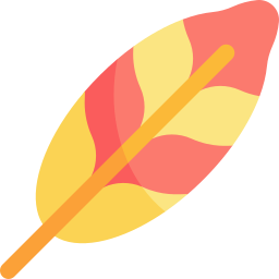 Tropical leaves icon