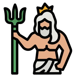 poseidón icono