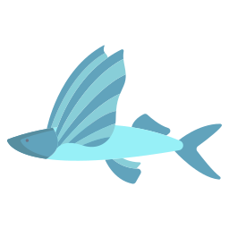 peixe voador Ícone