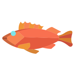 Rock fish icon