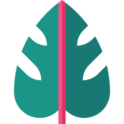 tropikalne liście ikona