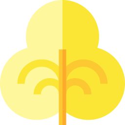 tropische blätter icon
