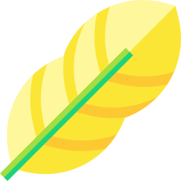foglie tropicali icona