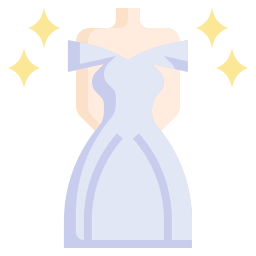 Bride dress icon