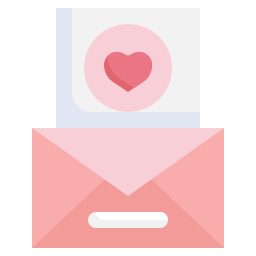 Wedding card icon