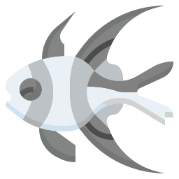 peixe cardeal banggai Ícone