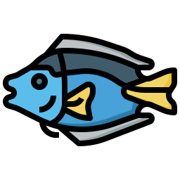 blue tang vis icoon