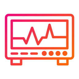 monitor de electrocardiograma icono