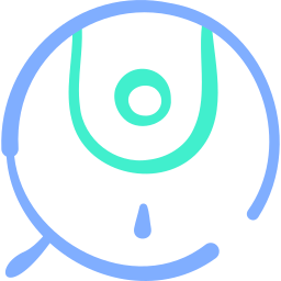 Robot vacuum cleaner icon