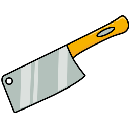 nóż rzeźniczy ikona