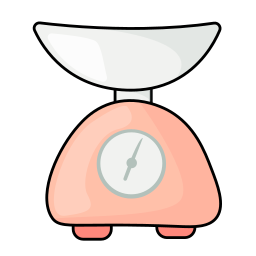 Weighing scale tool icon