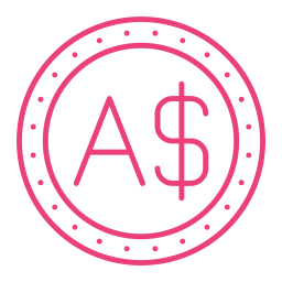 Australian dollar icon