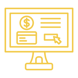 Online payment icon