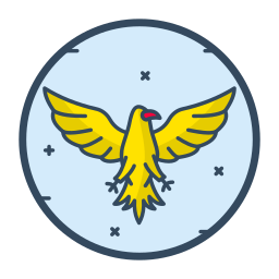 Golden eagle icon
