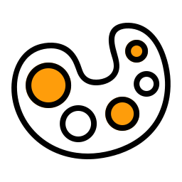 kleurenpalet icoon