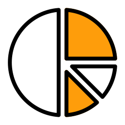 gráfico de pizza Ícone