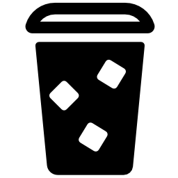 Soda with Ice Cubes icon