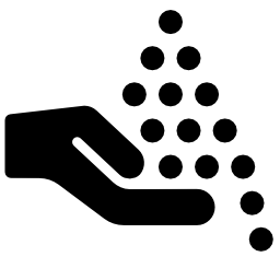 Seeds and Hand icon