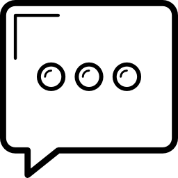 messenger bubble icono