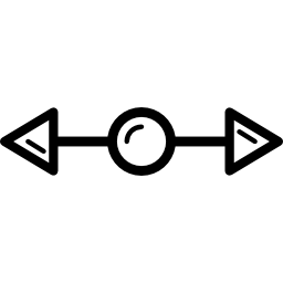 frecce collegate icona
