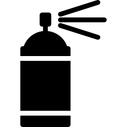 botella de spray para el cabello icono
