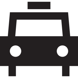 Frontal taxi icon