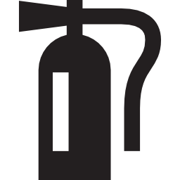 Fire extinguisher signal icon