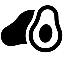 Avocado fruit icon