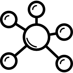 gráfico de conexão Ícone