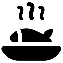 Fish dish icon