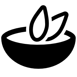 ciotola di zuppa icona