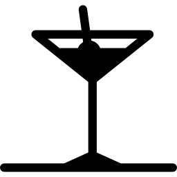 martini con aceituna icono