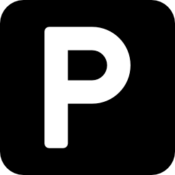 Parking Square Sign icon