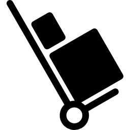 Trolley with Luggage icon