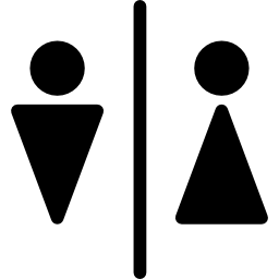 luchthaven toiletten icoon