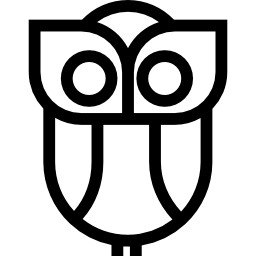 正面を向いたフクロウ icon