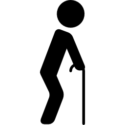 Man with Cane icon