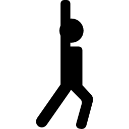 homem exercitando-se Ícone