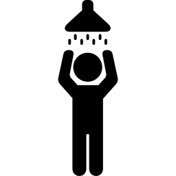 mann duscht icon