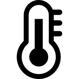 medida de temperatura Ícone