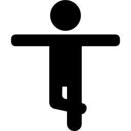 homem exercitando braços Ícone