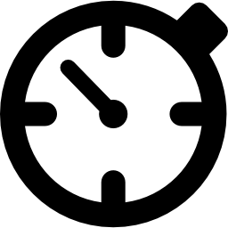 cronometro in esecuzione icona