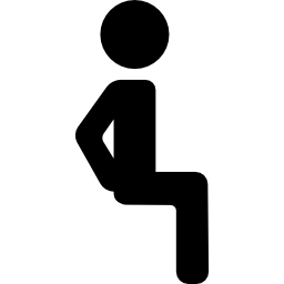 Сидящий мужчина иконка