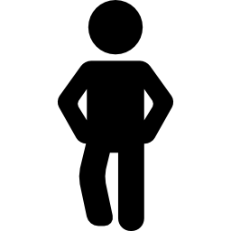 Man with Leg Vended icon