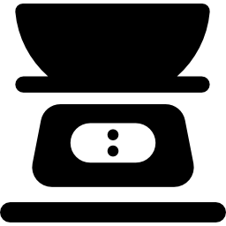 balanza de cocina icono