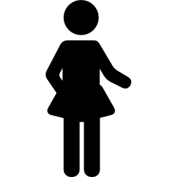 Женщина, тренирующая правую руку иконка