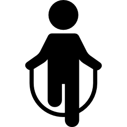 Man Jumping rope icon