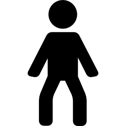 mężczyzna vending nogi ikona