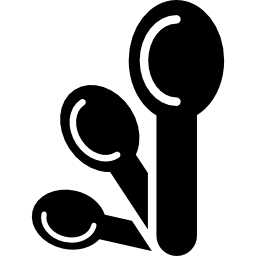 Three Measuring Spoons icon