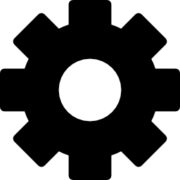 One Cogwheel icon